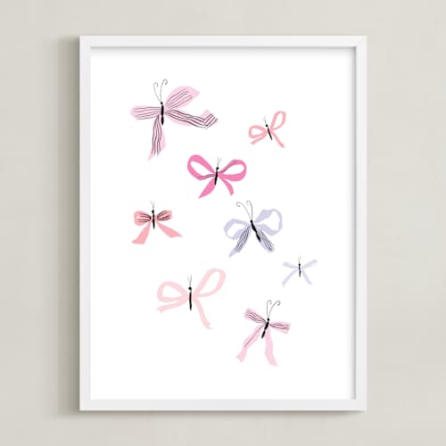 This is a lavender art with standard by Baumbirdy called butterfly bows