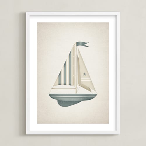 This is a sky art with standard by Paola Benenati called sailboat