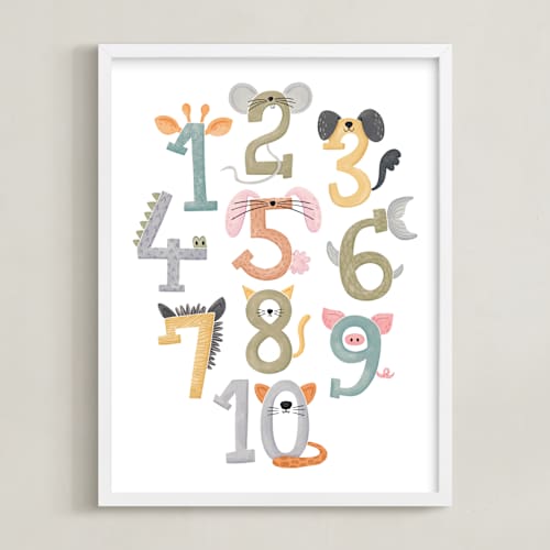 This is a pastels art with standard by Serineh Eliasian called numbers in disguise