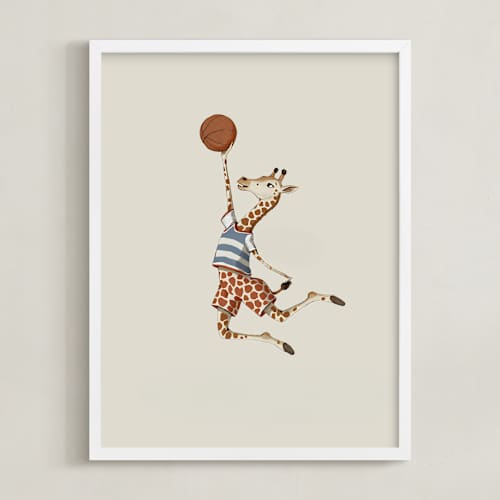 This is a dusty beige art with standard by Malunio called animal all-stars 2