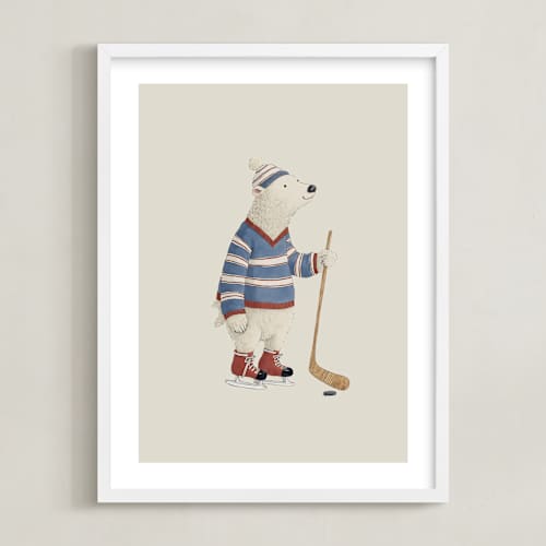 This is a dusty beige art with standard by Malunio called animal all-stars 3