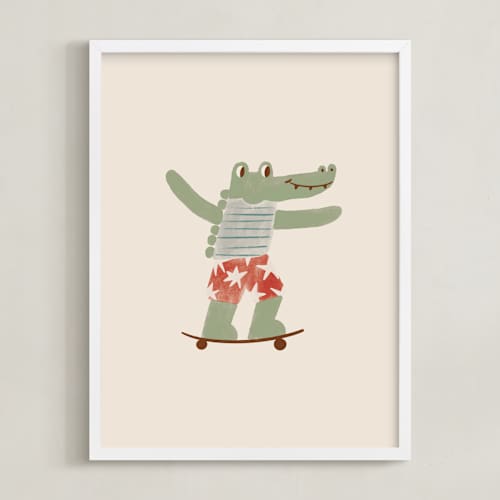 This is a seafoam art with standard by Zove Ahhh called skater croc