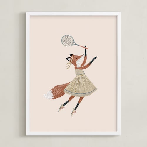 This is a dusty beige art with standard by Malunio called animal all-stars 5