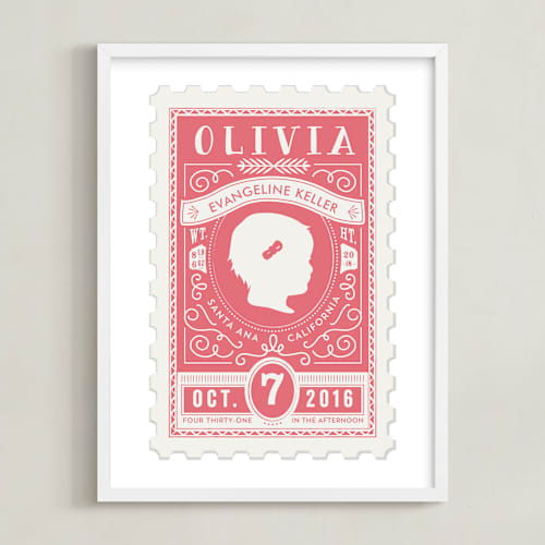 This is a rose nursery wall art with standard by Tanya Lee of Frooted Design called the little miss