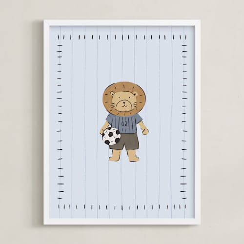 This is a stormy nursery wall art with standard by Zove Ahhh called little all-stars 2
