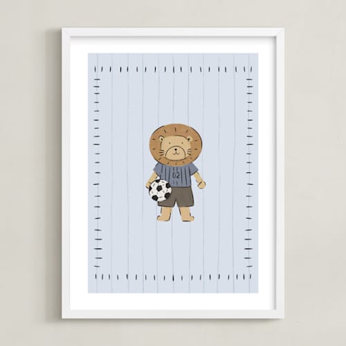 This is a stormy nursery wall art with standard by Zove Ahhh called little all-stars 2
