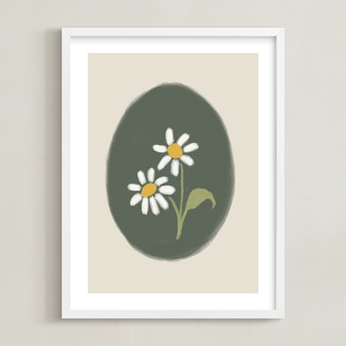 This is a olive green nursery wall art with standard by Huefete called timeless 2