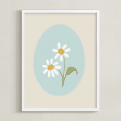 This is a ocean mint nursery wall art with standard by Huefete called timeless 2