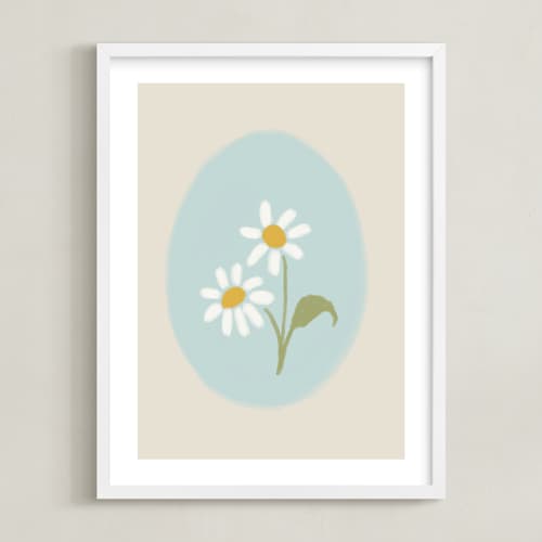 This is a ocean mint nursery wall art with standard by Huefete called timeless 2