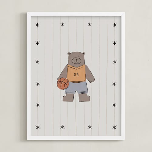 This is a sand nursery wall art with standard by Zove Ahhh called little all-stars 3