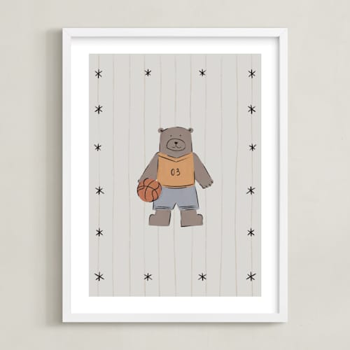 This is a sand nursery wall art with standard by Zove Ahhh called little all-stars 3