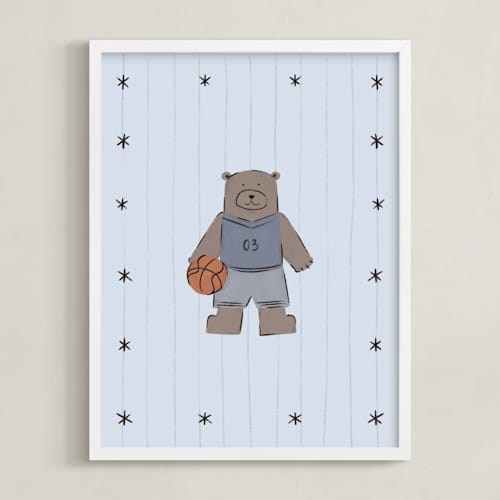 This is a stormy nursery wall art with standard by Zove Ahhh called little all-stars 3