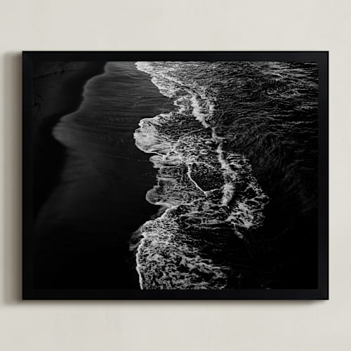 This is a black and white art with standard by LindseyErin called swell
