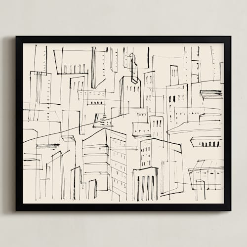 This is a sandpaper art with standard by Catilustre called city ragtimes