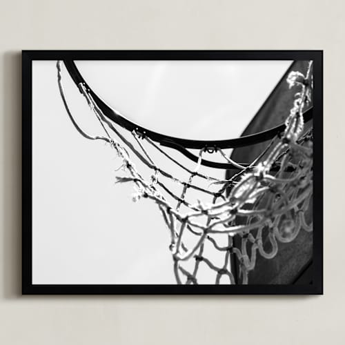 This is a analog art with standard by Jennifer Mckinnon Richman called hoop dreamin'