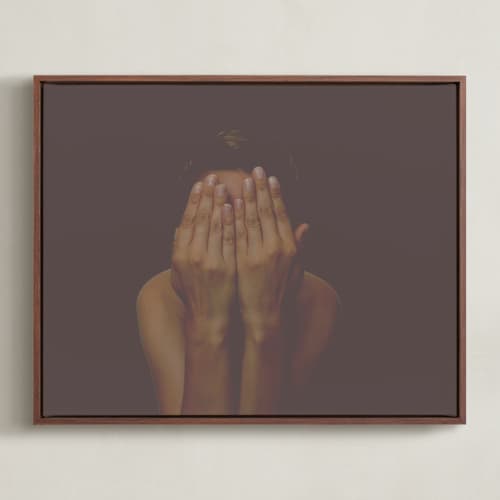 This is a sepia art with standard by Maja Cunningham called i don't like my picture taken