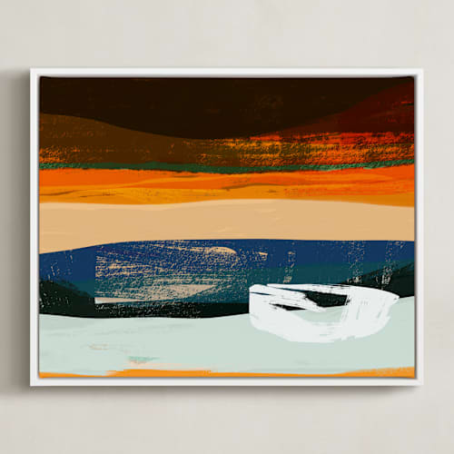 This is a multi-colored art with standard by Simona Gocan called solitude