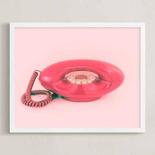This is a baby pink art with standard by Deborah Chou called call me maybe 1
