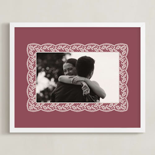 This is a dusty rose photo art with standard by Erica Krystek called chantilly: landscape
