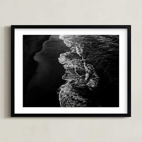 This is a black and white art with standard by LindseyErin called swell