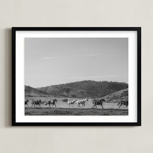 This is a western grey art with standard by Sara Hicks Malone called wild wild west ii