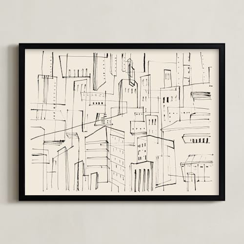 This is a sandpaper art with standard by Catilustre called city ragtimes