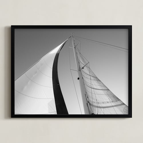 This is a metal art with standard by Crystal Lynn Collins called sail with me