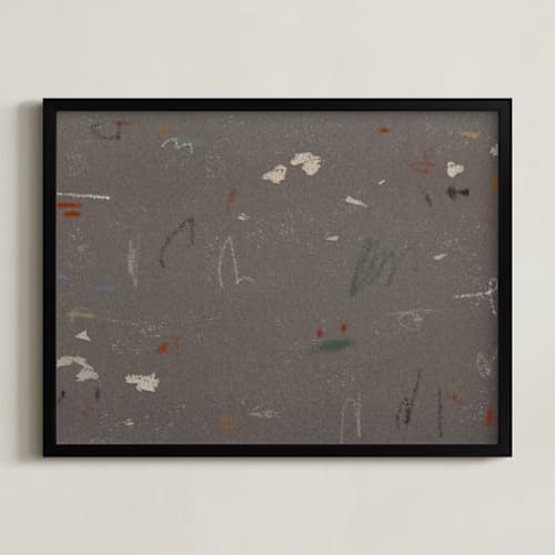 This is a grey art with standard by Shiho Whitehead called room