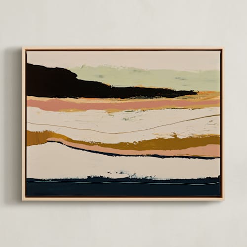 This is a black art with standard by Caryn Owen called bike path