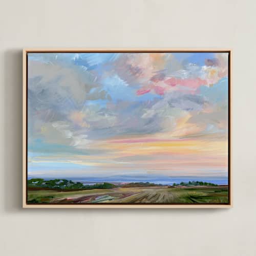 This is a sunset art with standard by Nicole Walsh called sunlit