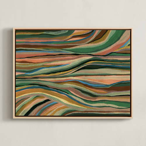 This is a leaves art with standard by Carrie Moradi called land wires