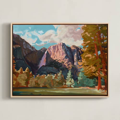 This is a ochre art with standard by Jess Franks called first look