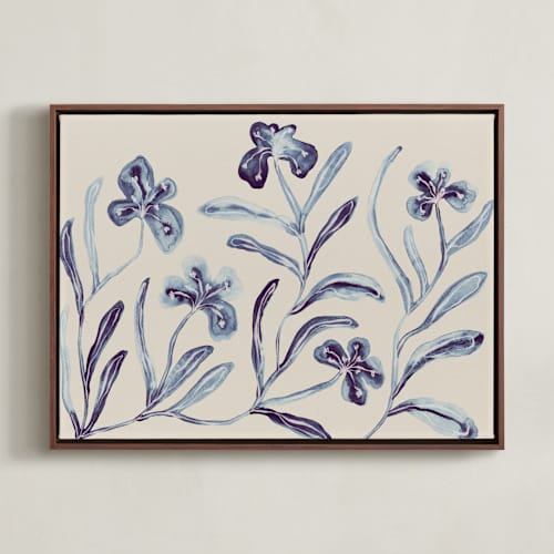 This is a shadowed lavender art with standard by Alisa Galitsyna called midnight blossoms