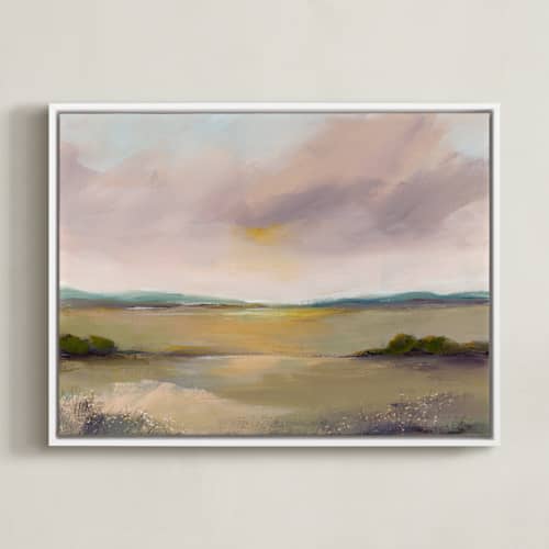 This is a peach art with standard by Lindsay Megahed called september sun
