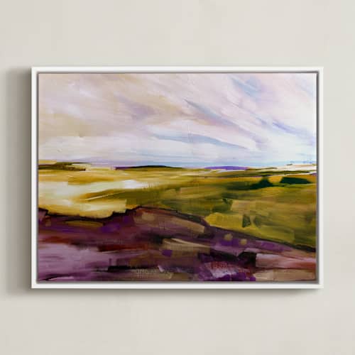 This is a olive art with standard by Jen Florentine called land view