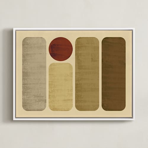 This is a maroon art with standard by Yohaku Oshima called safari night