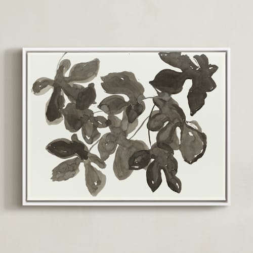 This is a ink wash grey sepia art with standard by Lise Gulassa called light dappled