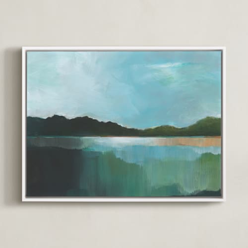 This is a green land art with standard by AlisonJerry called green lands