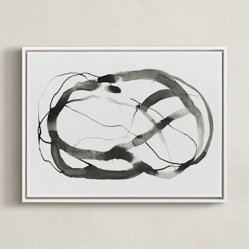 This is a charcoal art with standard by Melanie Severin called forward inking