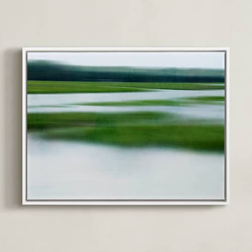 This is a green apple art with standard by Debra Pruskowski called lush glades l