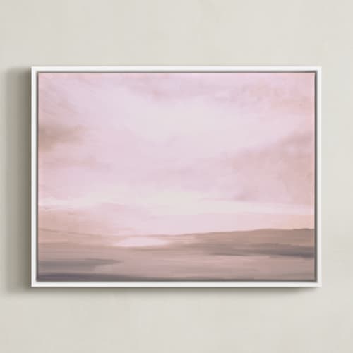 This is a sunset pink art with standard by Amy Hall called clarity found