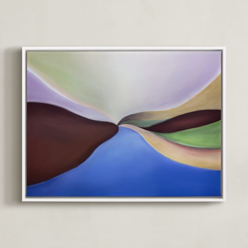 This is a sapphire art with standard by Karen Kaul called geneva reimagined i