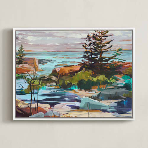 This is a lagoon art with standard by Jess Franks called for shore