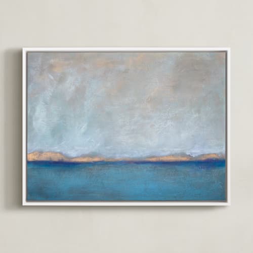 This is a soft sea art with standard by Julia Contacessi called linen coast