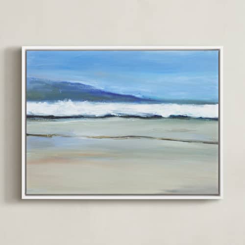 This is a breeze art with standard by Jenny Partrite called neutral coast