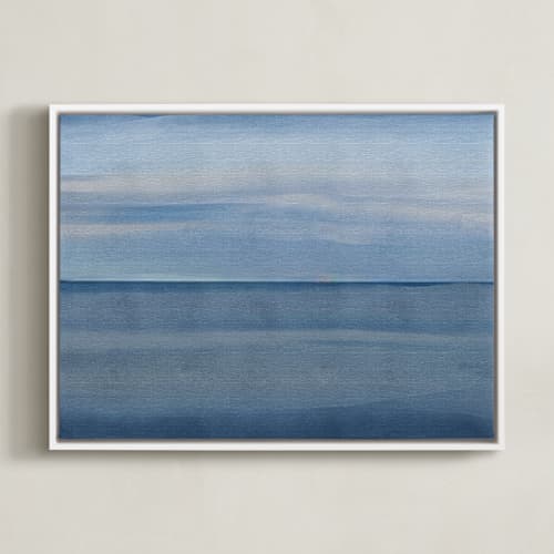 This is a ocean art with standard by Cass Imagines called blue horizon