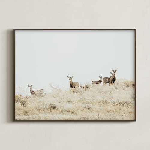 This is a beige art with standard by Jennifer Morrow called watchful