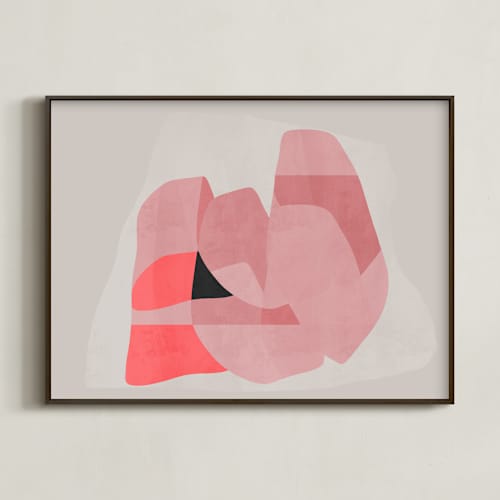 This is a hug art with standard by Maja Cunningham called lean on me