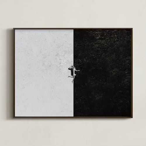 This is a black art with standard by Jacob Loafman called negative-positive