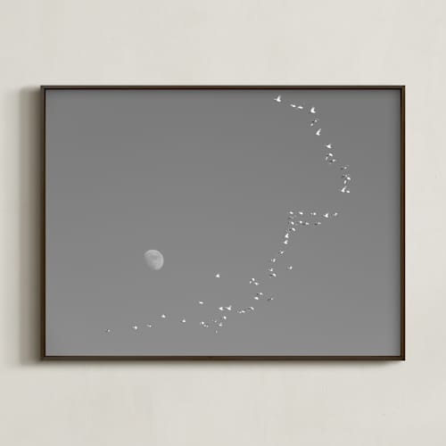 This is a dusk art with standard by Alaric Yanos called flight and hike i